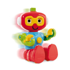 BONECO ROBO EDUCATIVO PLAY C/SOM VERMELHO/AZUL/AMARELO MARAL