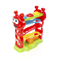 BRINQUEDO EDUCATIVO BABY PEIA CENTOPEIA RAMPA BOLINHAS MARAL CORES