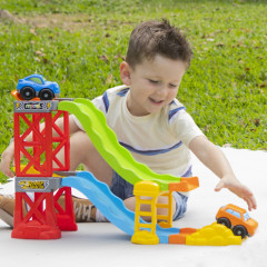 PISTA CARRINHOS RAMP RACER COM CARRINHOS 28PCS MARAL CORES