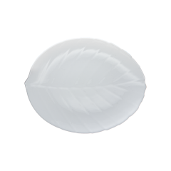 PRATO OVAL OPALINE FOLHA 29CM ED510486