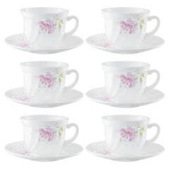JOGO XICARA OPALINE JARDIM 12PC 190ML ED510489