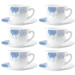 JOGO XICARA OPALINE BLUE 12PC 190ML ED510490
