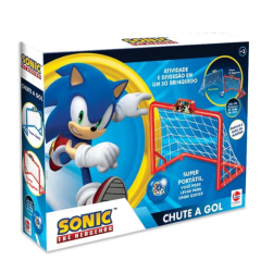 BRINQUEDO CHUTE A GOL  INFANTIL SONIC 3PCS