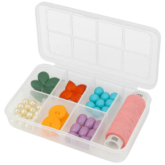 ORGANIZADOR PLASTICO RET C/7 DIV TRANSPARENTE