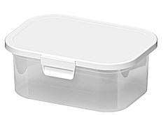 POTE MULTIUSO PLAST RET C/TRAVA 1L BRANCO