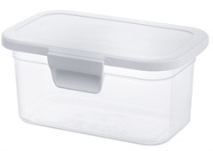 POTE MULTIUSO PLAST RET C/TRAVA 600ML BRANCO