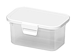 POTE MULTIUSO PLAST RET C/TRAVA 330ML BRANCO