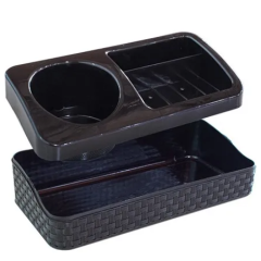 PORTA DETERGENTE +ESPONJA RATTAN BASE PRETO