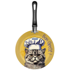FRIGIDEIRA ALUMINIO PLOTTER GATO 24CM