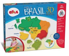 QUEBRA CABECA MAPA DO BRASIL 3D 26PCS