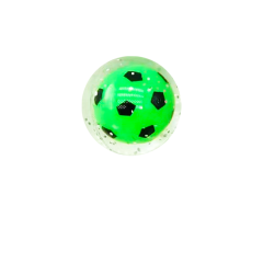 BOLINHA FUTEBOL GEL C/LUZ LED 5CM CORES ED510435