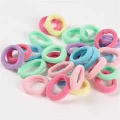 KIT ELASTICO CABELO 60 PECAS CORES SORTIDAS ED511299