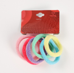 KIT ELASTICO PARA CABELO 6PCS COLORIDOS ED511301