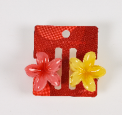 PIRANHA PLASTICO FLOR 2PCS 4,5CM CORES ED511306