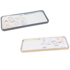 BANDEJA VIDRO PLASTICO DECOR RET 30CM
