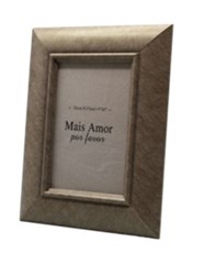 PORTA RETRATO MADEIRA/PLASTICO TERMOSTATICO 15CM