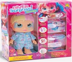 BONECA DIVER SURPRISE FESTA DO PIJAMA