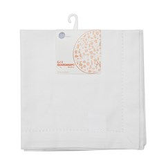 GUARDANAPO ALGODAO PONTO AJOUR 40CM 2PCS