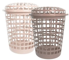 CESTO TELADO RED LAVANNA C/TP 60L AREIA CAPPUCINO