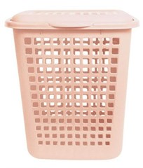 CESTO TELADO RETANGULAR LAVANNA C/TP 30L BEGE