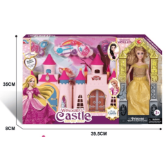 KIT CASTELO ENCANTADO BONECAS C/ LUZ E SOM ED510674