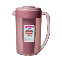 JOGO JARRA PLASTICA COM TAMPA C/4COPOS 2L LILAS