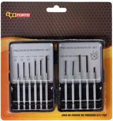 JOGO CHAVES DE PRECISAO 11PCS