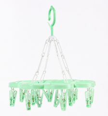 VARAL PARA ROUPA INTIMA COM 16 PRENDEDORES 30X30CM MENTA ED511501