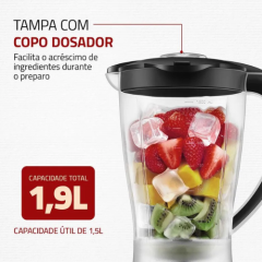 LIQUIDIFICADOR L-550-BC 60HZ 550W PT