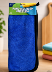 PANO MICROFIBRA 30X40CM AZUL ED511485