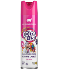 TINTA SPRAY CABELO TEMPOR INF 150ML ROSA