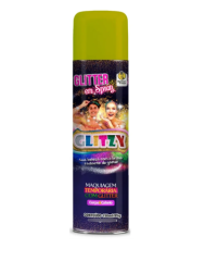 MAQUIAGEM SPRAY TEMP C/GLITTER 150ML DOURADO