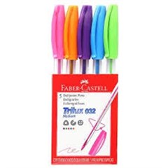 CANETA ESFEREOGRAFICA 1.0MM TRILUX C/5UN