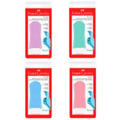 KIT APONTADOR BORRACHA TONS PASTEL BLISTER