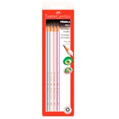 LAPIS PRETO ECO GRAFITE PEROLA C/4UN