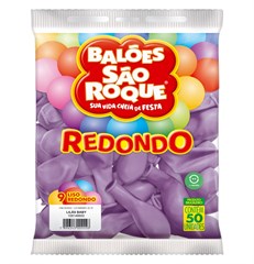 BALAO REDONDO N9 50UN LILAS BEBE