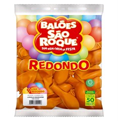 BALAO REDONDO N9 50UN LARANJA
