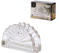 PORTA GUARDANAPO VIDRO 12CM