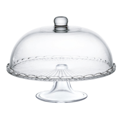 BOLEIRA VIDRO BANGKOK C/PE E TAMPA 29X24CM ED511580