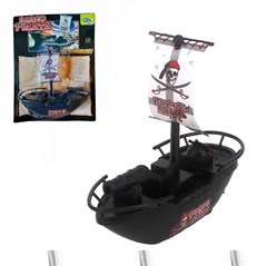 BRINQUEDO BARCO PIRATA A PILHA