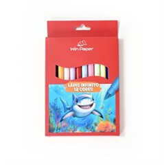 LAPIS DE COR 12 CORES INFINITO