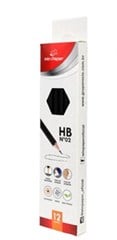 LAPIS PRETO C/BORRACHA HB N02