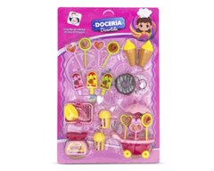 KIT COZINHA INFANTIL MINHA DOCERIA 20PCS