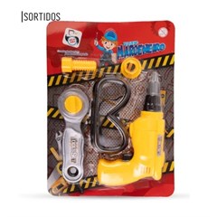 KIT FERRAMENTA INFANTIL MARCENEIRO 5PCS