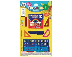 KIT MASSINHA E REGUAS INFANTIL