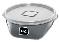 POTE PLASTICO MULT PREMIUM RED 800ML CINZA