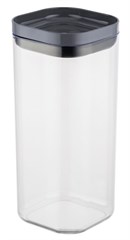 POTE HERMETICO PLAST C/TP CZ 1,5L TRANSPARENTE