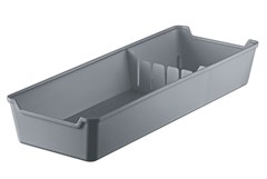 ORGANIZADOR GAVETA PLAST 125X340CM CINZA
