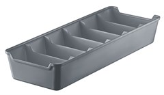 ORGANIZADOR GAVETA C/DIVIS 125X340CM CINZA