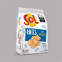 BISCOITO SALGADO SOL HITS ORIGINAL 80G 